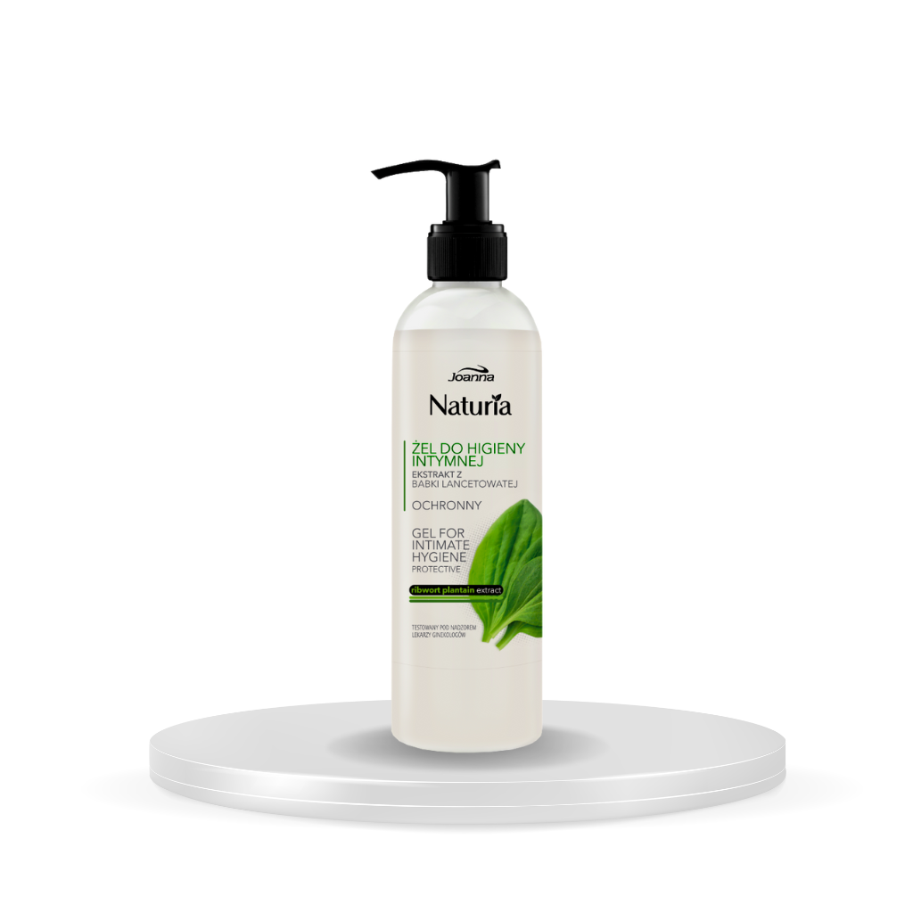 Moisturizing gel wash for sensitive areas with plantain extract – Intimate Hygiene Gel